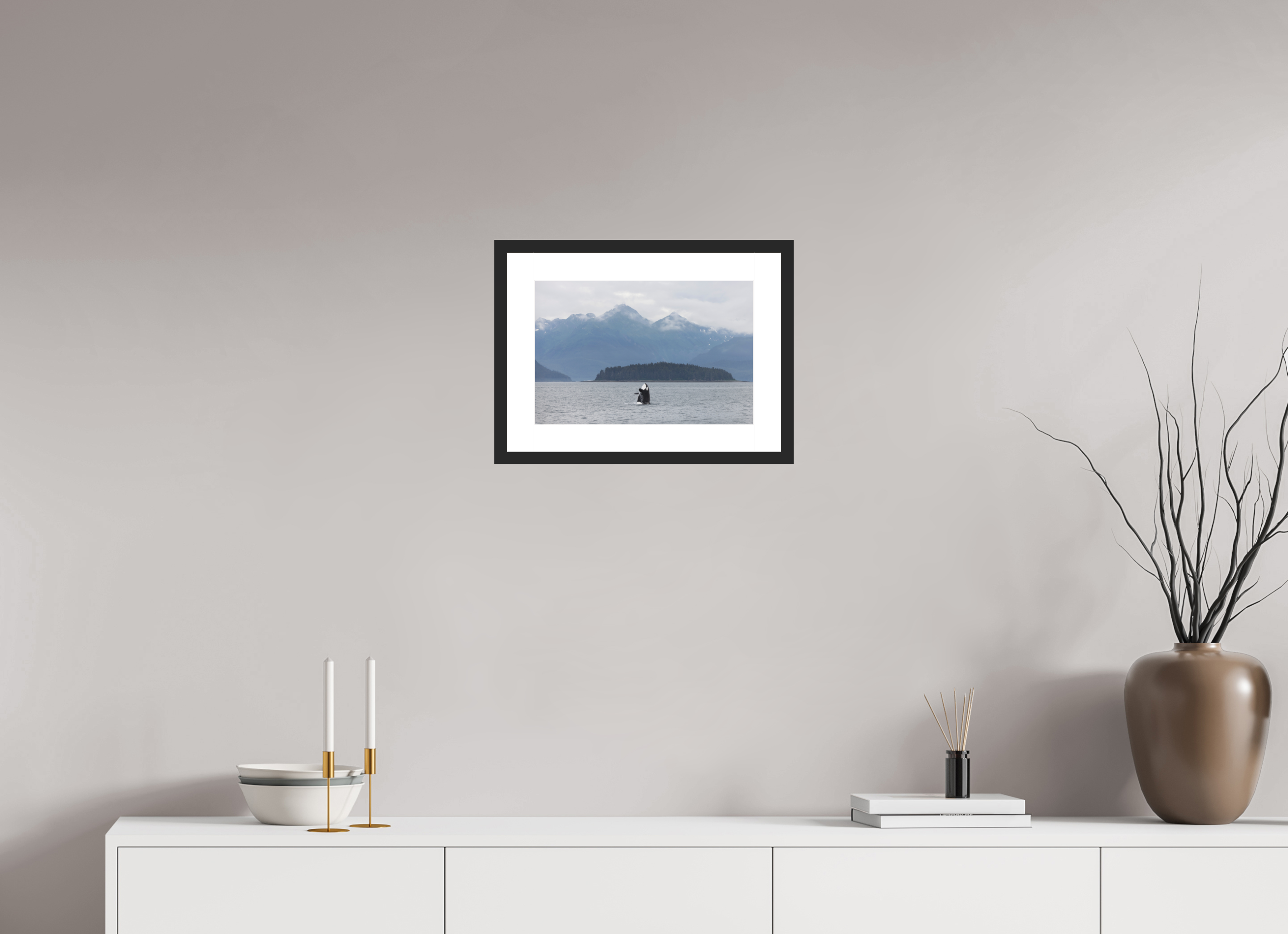 15 x 10″, Black Wood Frame Breach 01