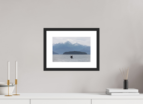 12 x 8″, Black Wood Frame Breach 01
