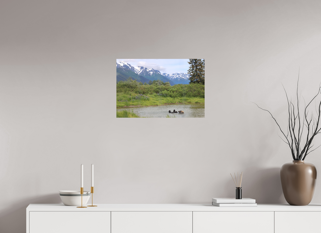 24 x 16″, Print Only Grizzly Shore II
