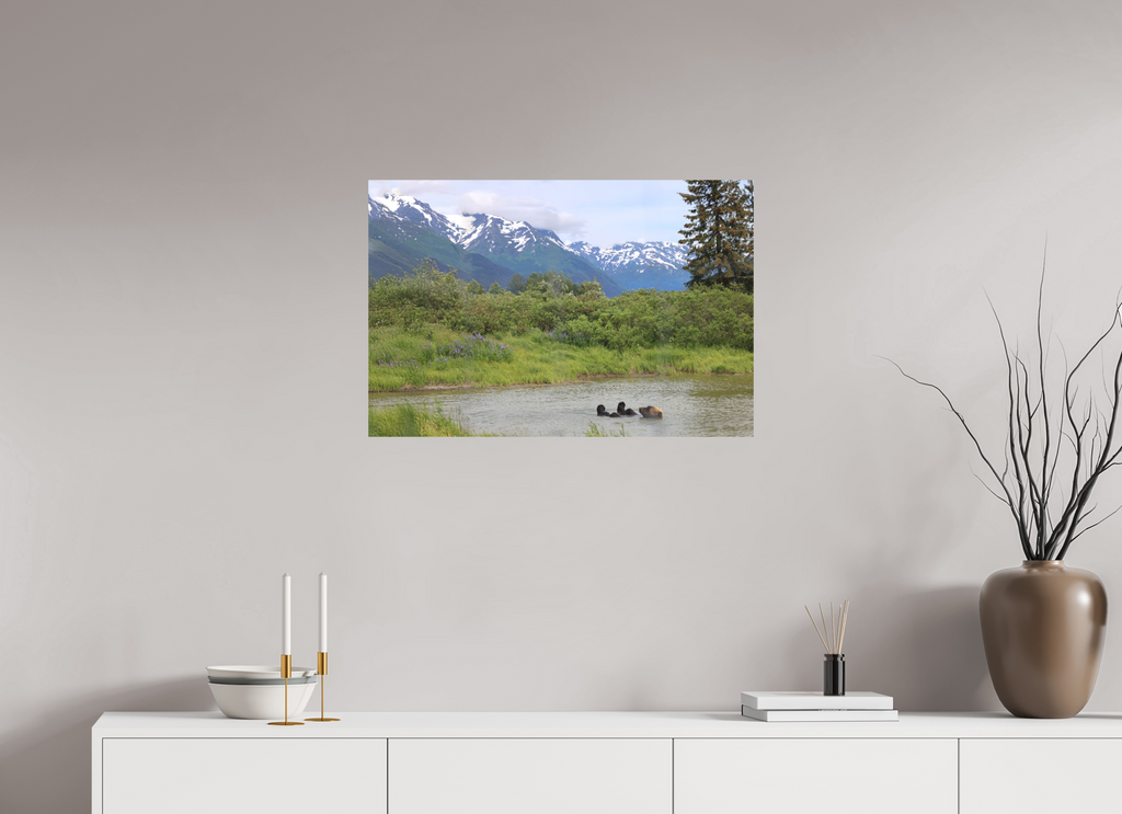 30 x 20″, Print Only Grizzly Shore II